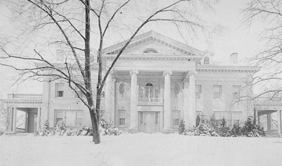 Hawthorn Hill mansion in Oakwood Ohio where Orville Wright lived