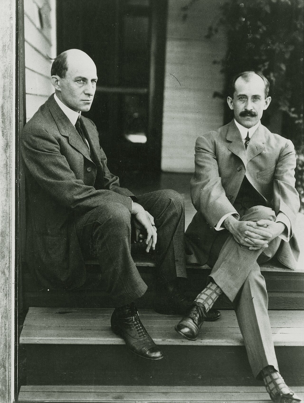 Wright Brothers at their Dayton home in 1909