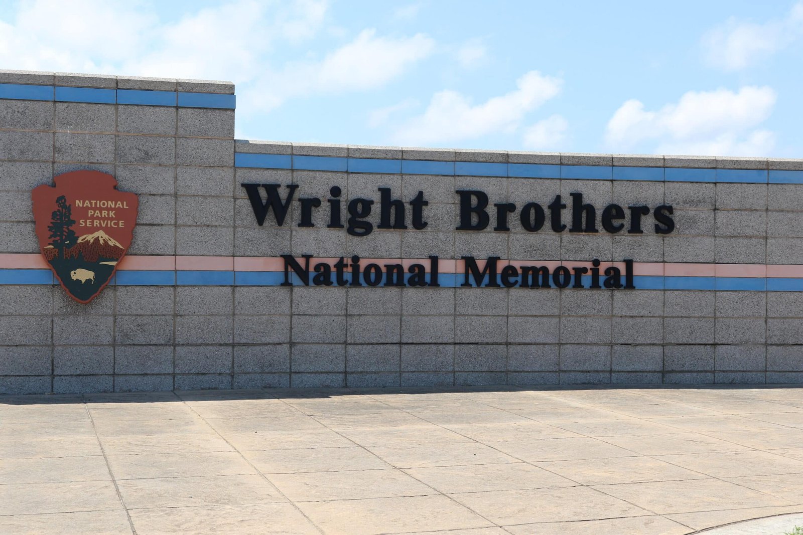 Wright Brothers National Memorial entrance Kill Devil Hills NC